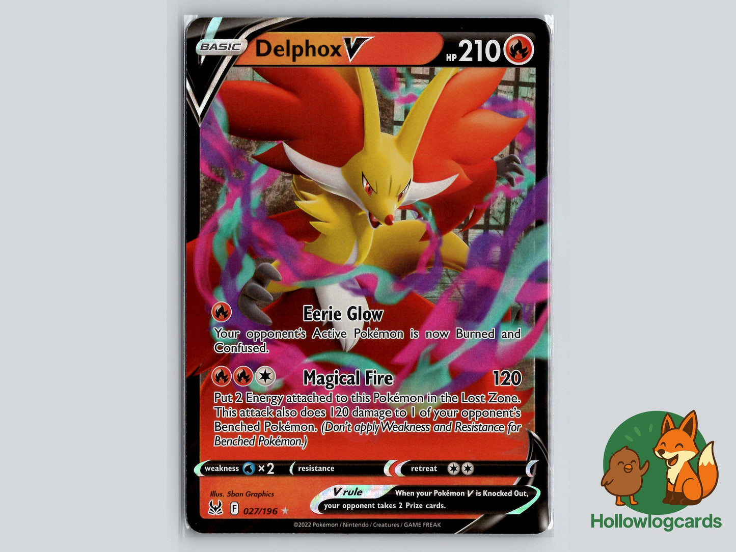 Image of Delphox V Lost Origin (LOR) #027