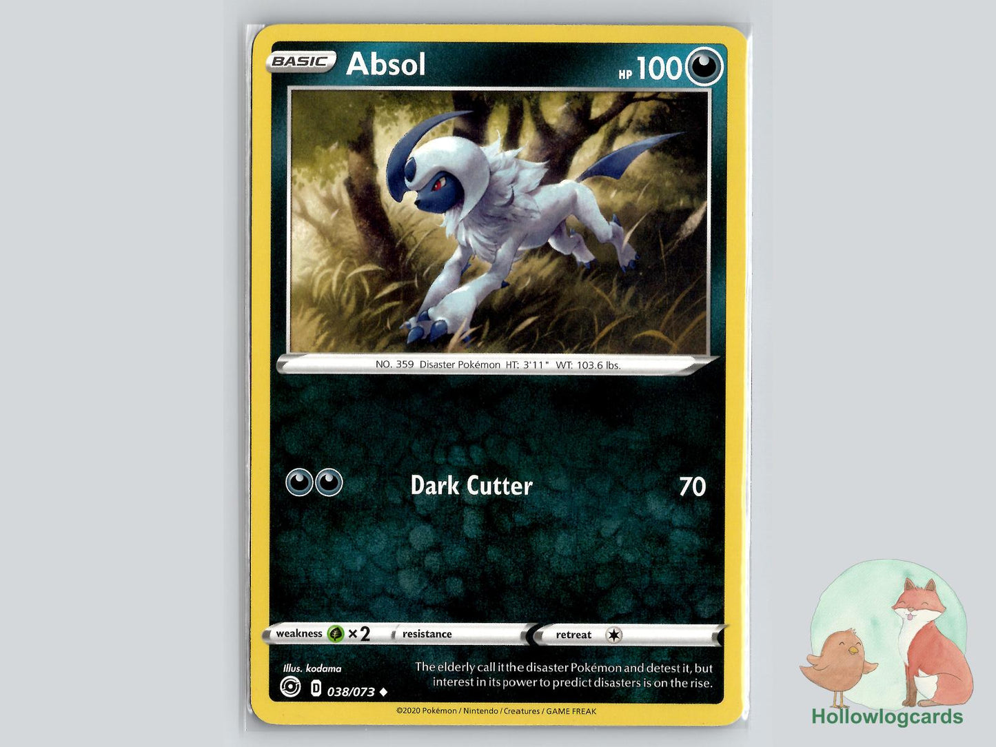 Absol (038/073) - Champion's Path Pokémon Card