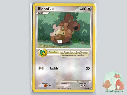 Bidoof (73/123) - Mysterious Treasures Pokémon Card
