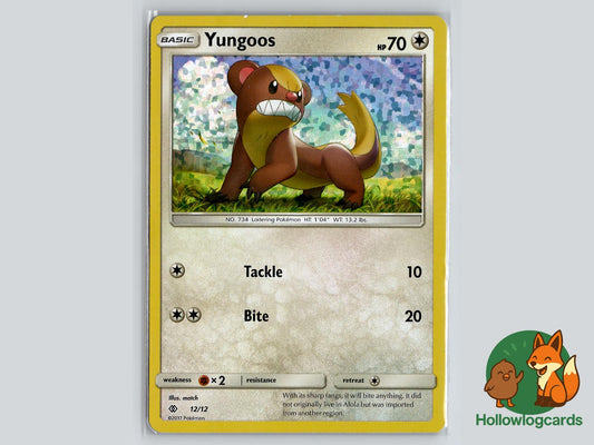 Yungoos (012/012) Pokémon Card