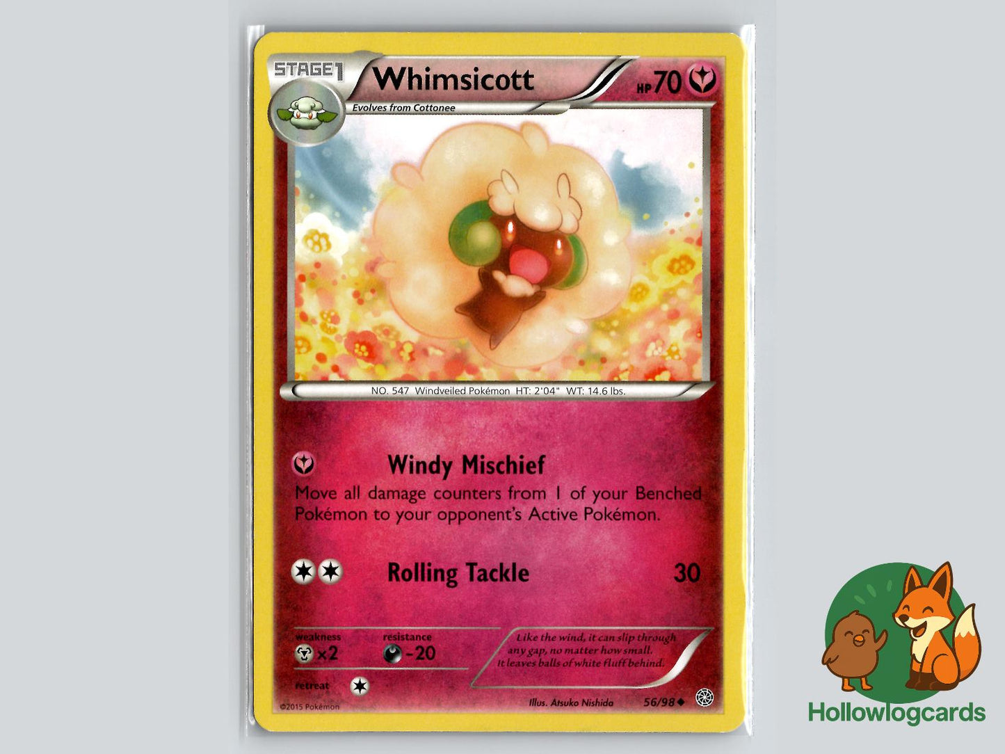 Whimsicott (56/98) - Ancient Origins Pokémon Card