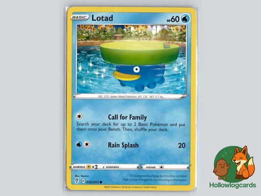 Lotad (032/203) - Evolving Skies Pokémon Card