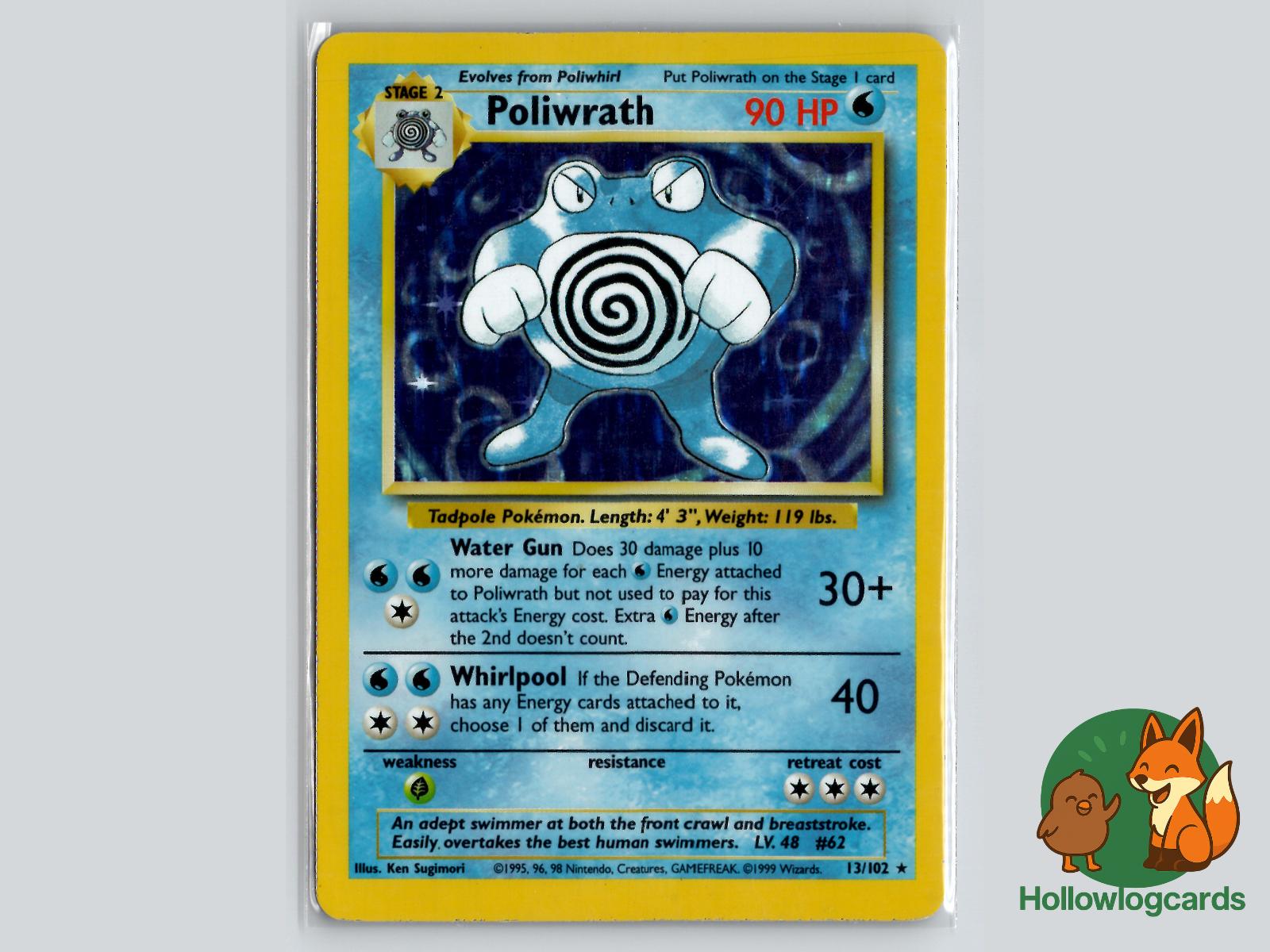 Poliwrath (13/102) - Base Pokémon Card