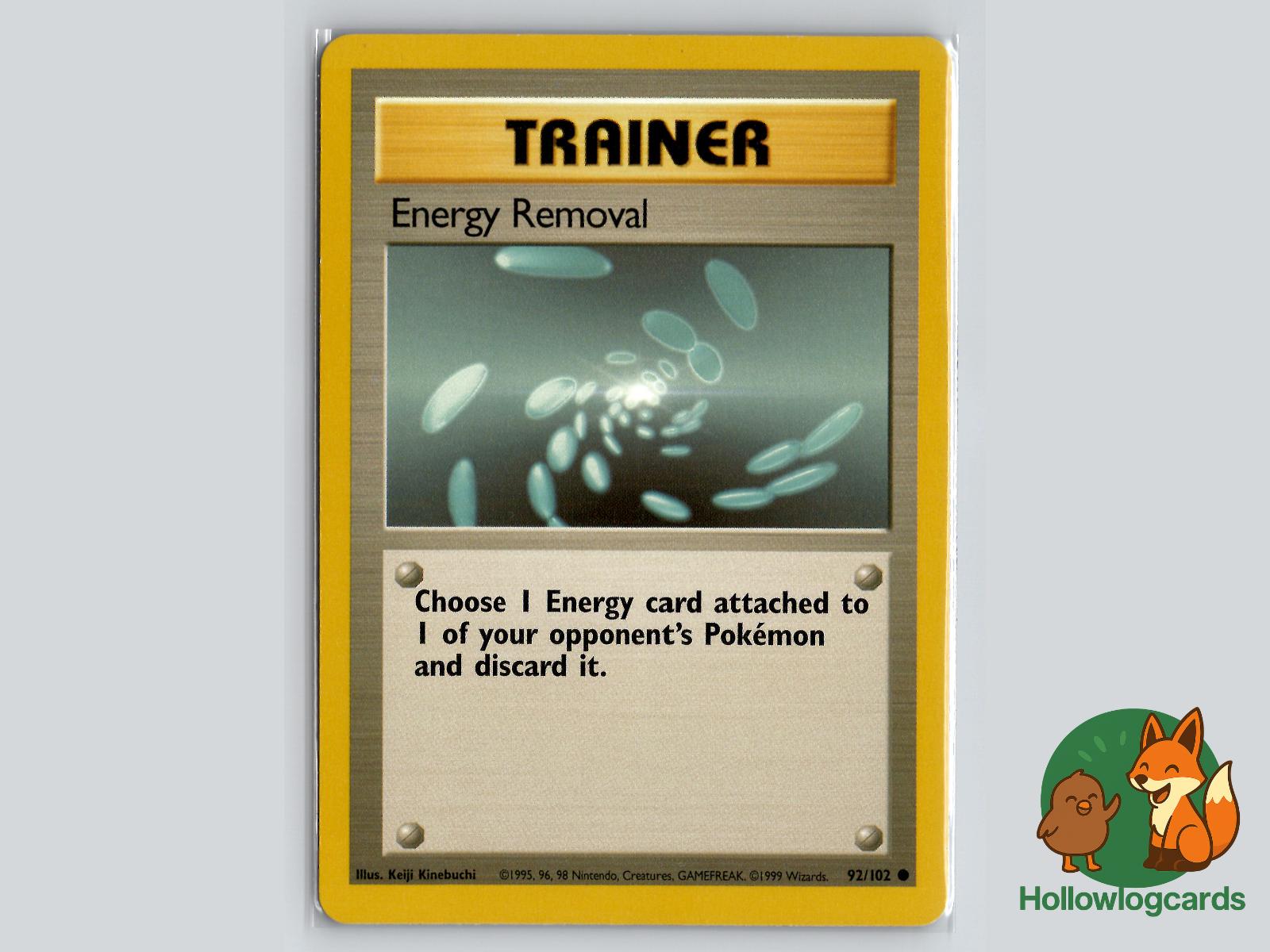 Energy Removal (92/102) - Base Pokémon Card