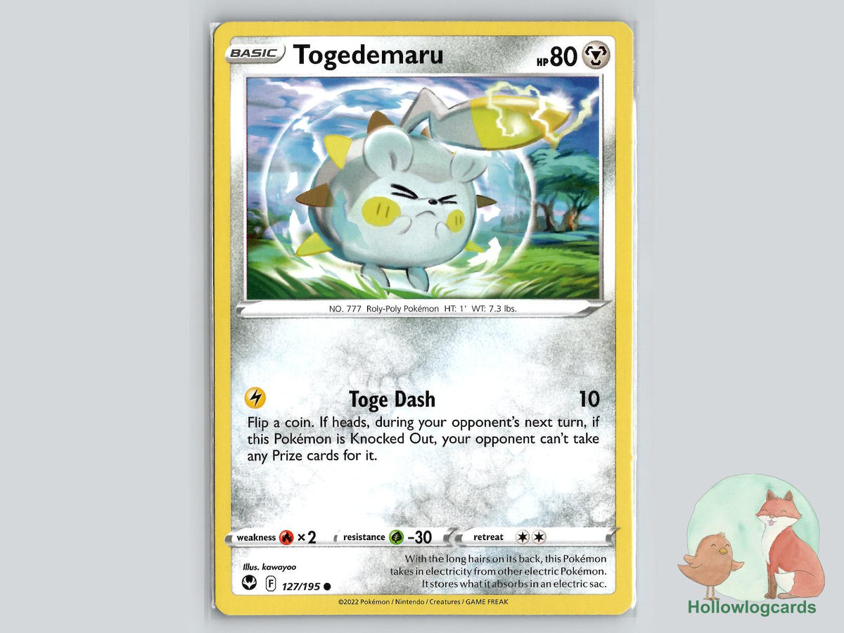 Togedemaru (127/195) - Silver Tempest Pokémon Card