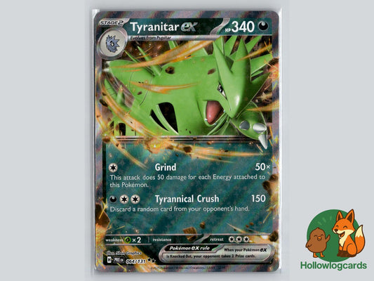 Tyranitar ex (064/131) - Prismatic Evolutions Pokémon Card