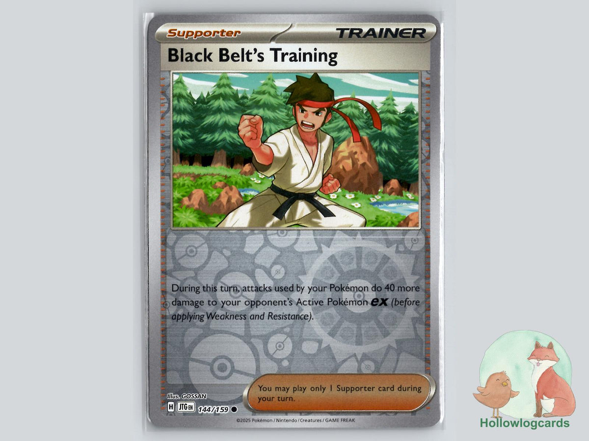 Black Belt's Training (144/159) - Journey Together Pokémon Card