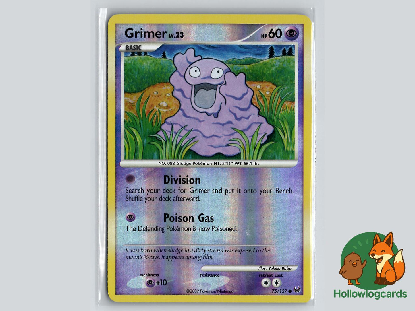 Grimer (75/127) - Platinum Pokémon Card