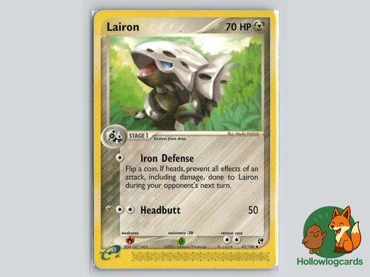 Lairon (41/100) - Sandstorm Pokémon Card