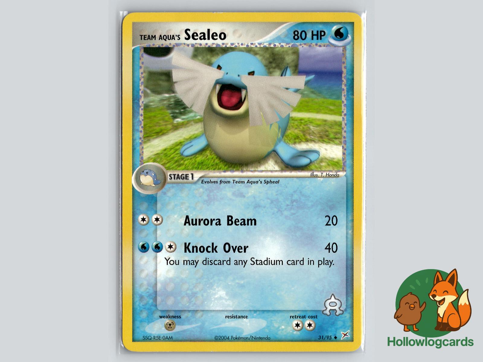 Team Aqua's Sealeo (31/95) - Team Magma vs Team Aqua Pokémon Card