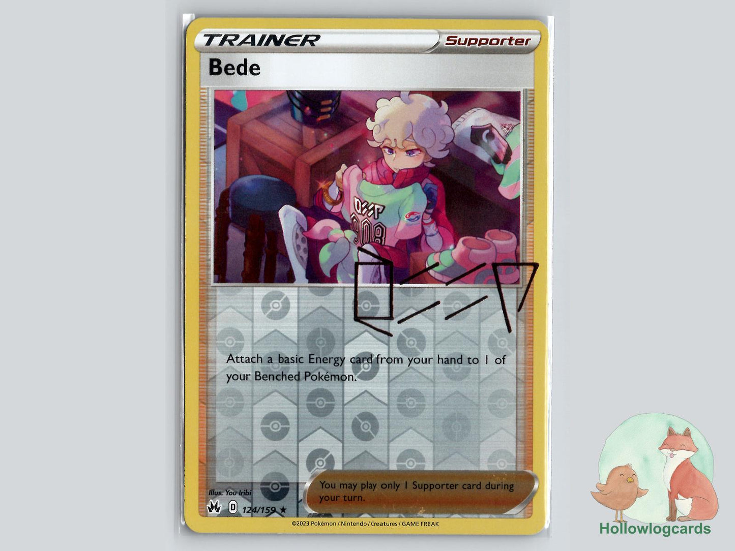 Bede (124/159) - Crown Zenith Pokémon Card