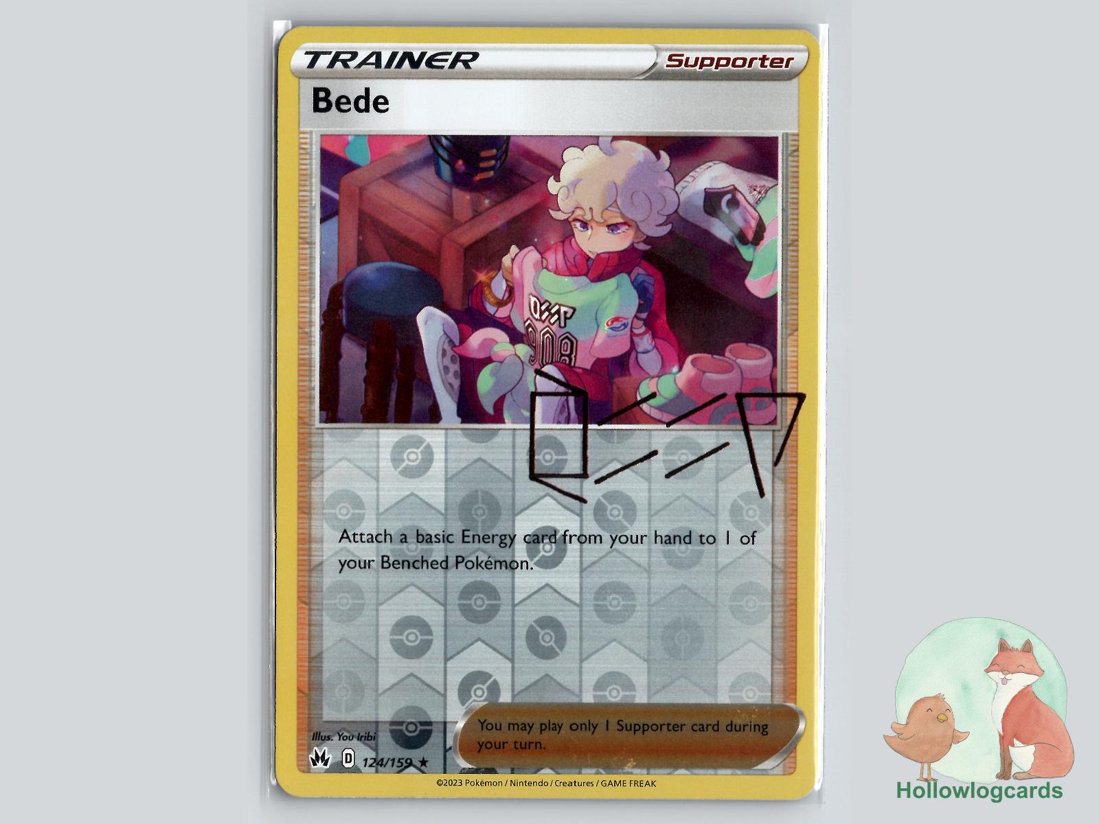 Bede (124/159) - Crown Zenith Pokémon Card
