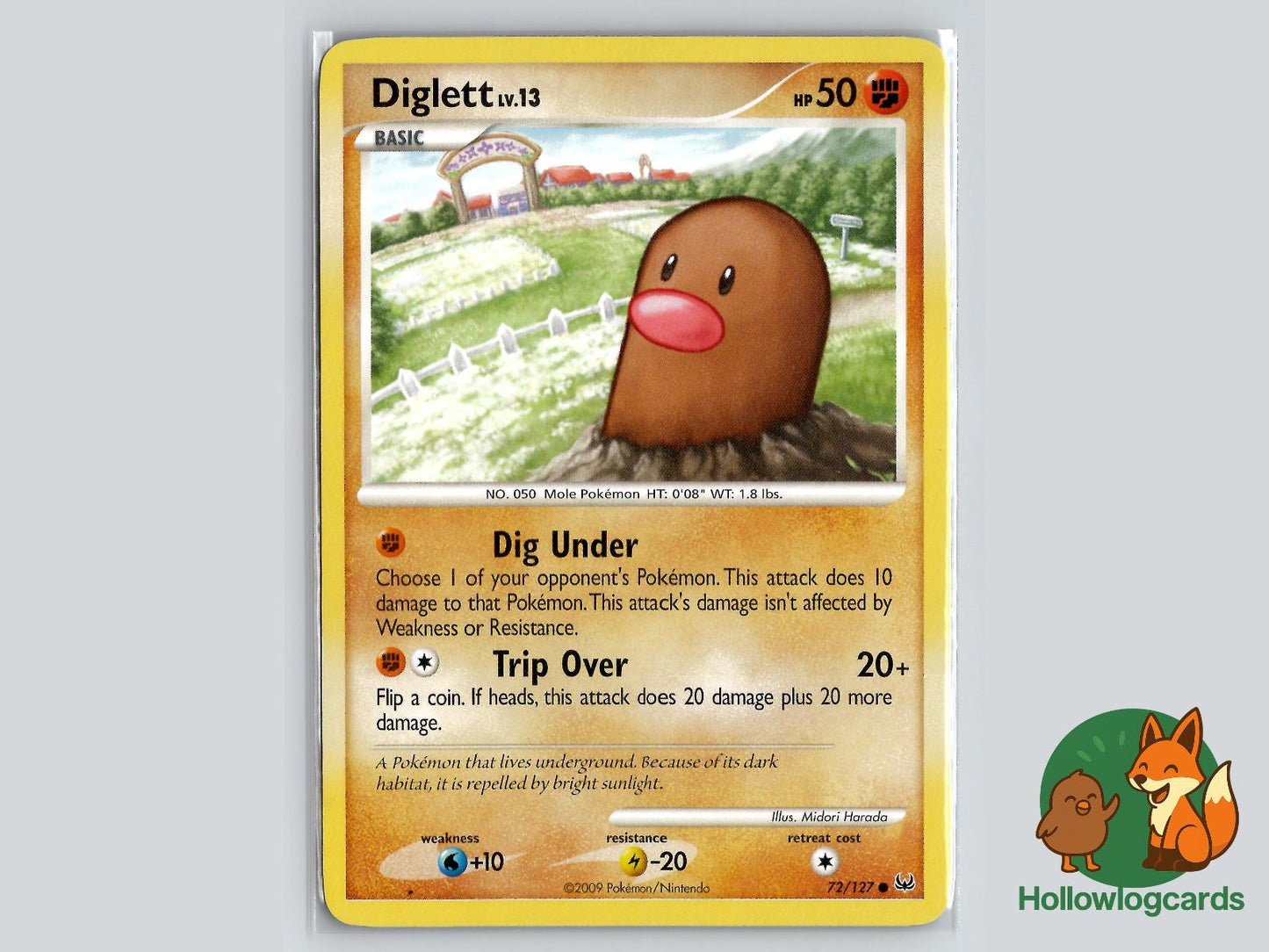 Diglett (72/127) - Platinum Pokémon Card