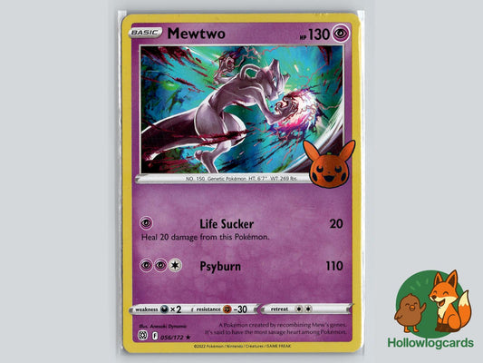 Mewtwo (056/172) - Brilliant Stars Pokémon Card