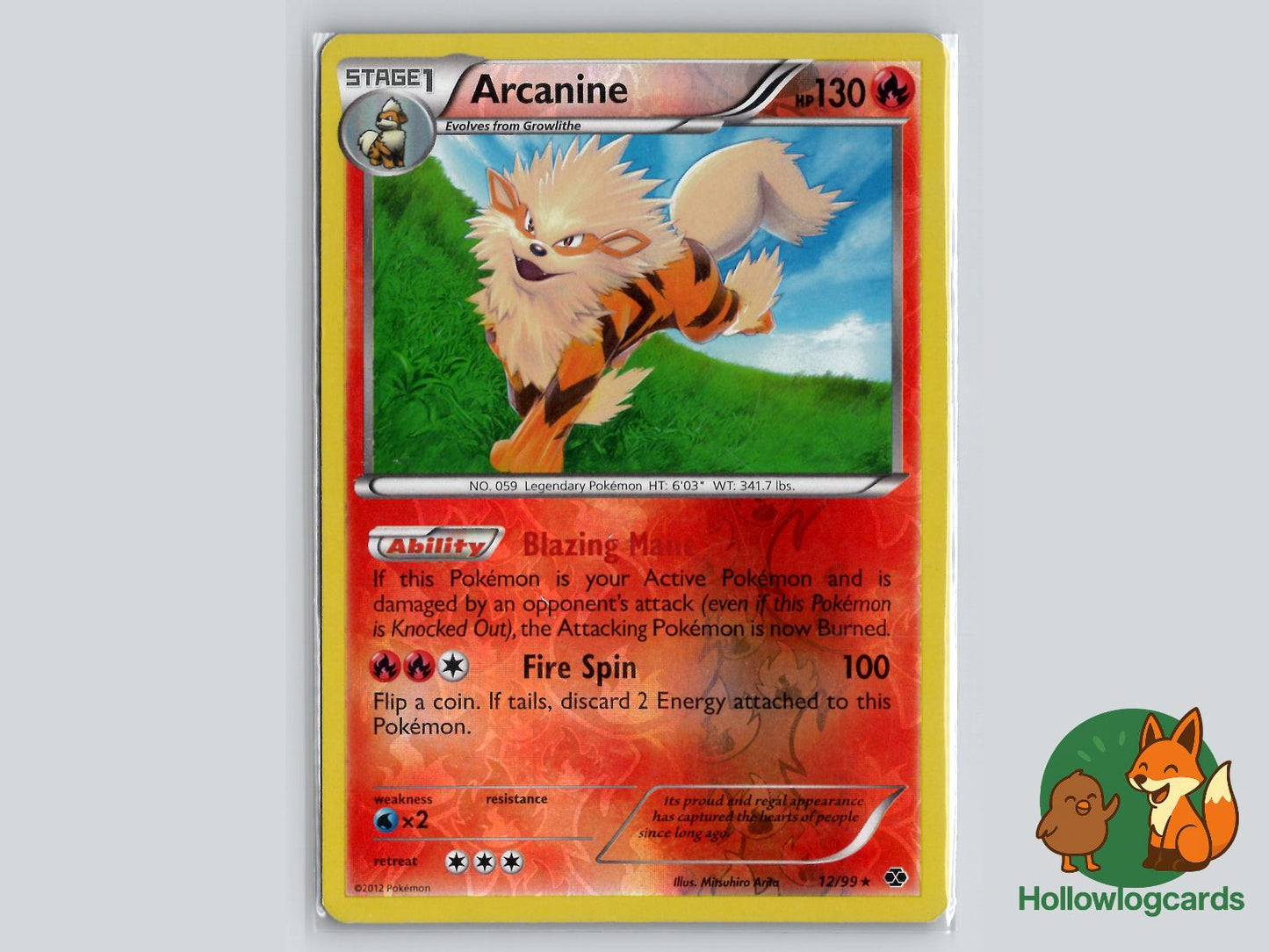 Arcanine (12/99) - Next Destinies Pokémon Card