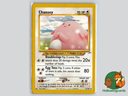 Chansey (31/105) - Neo Destiny Pokémon Card