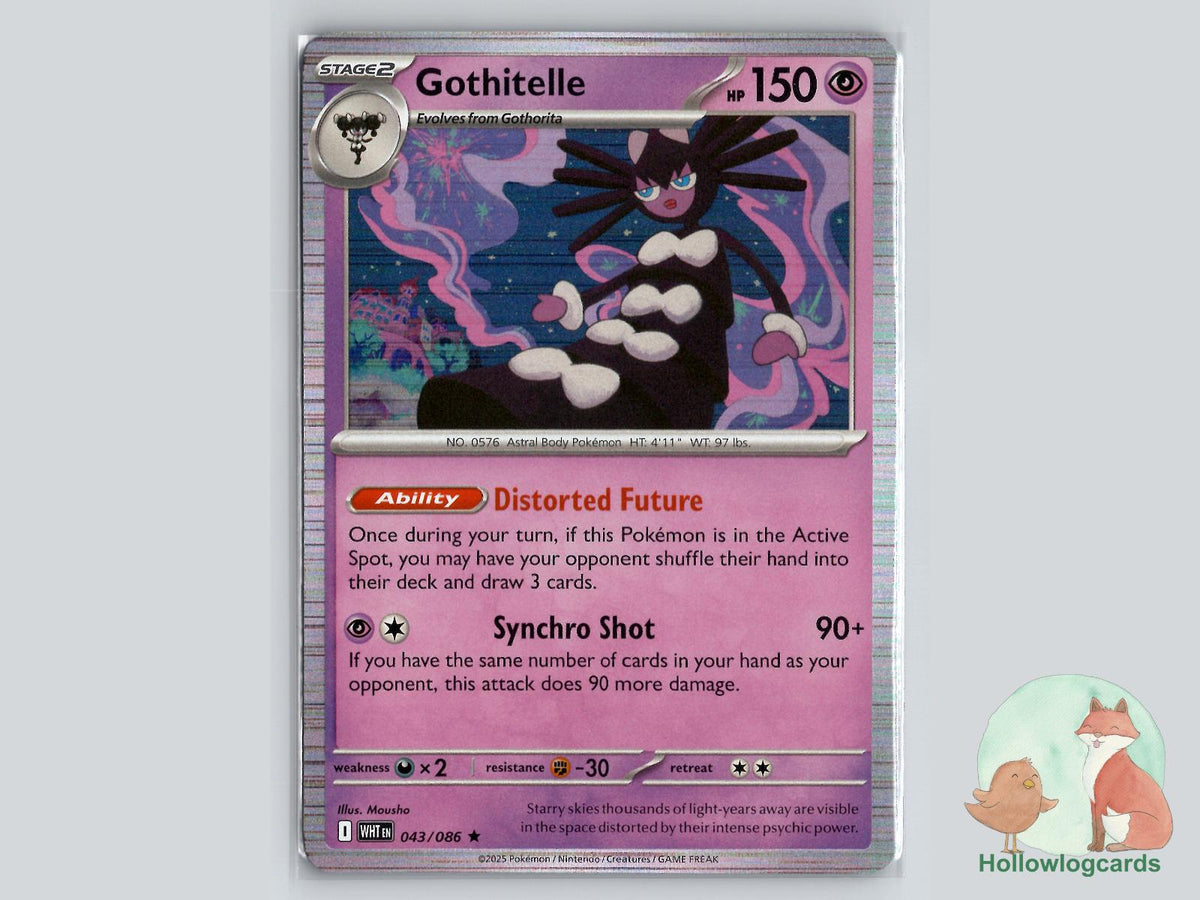 Gothitelle (043/086) - White Flare Pokémon Card