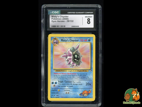 Graded Misty's Cloyster (29/132) - Gym Heroes