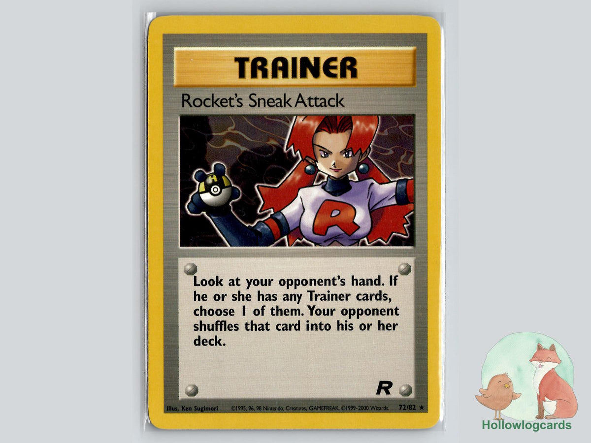 Rocket's Sneak Attack (72/82) - Team Rocket Pokémon Card