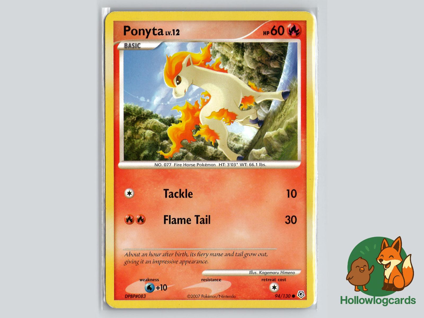 Ponyta (94/130) - Diamond & Pearl Pokémon Card
