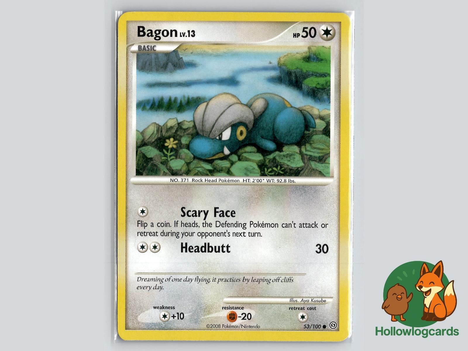 Bagon (53/100) - Stormfront Pokémon Card