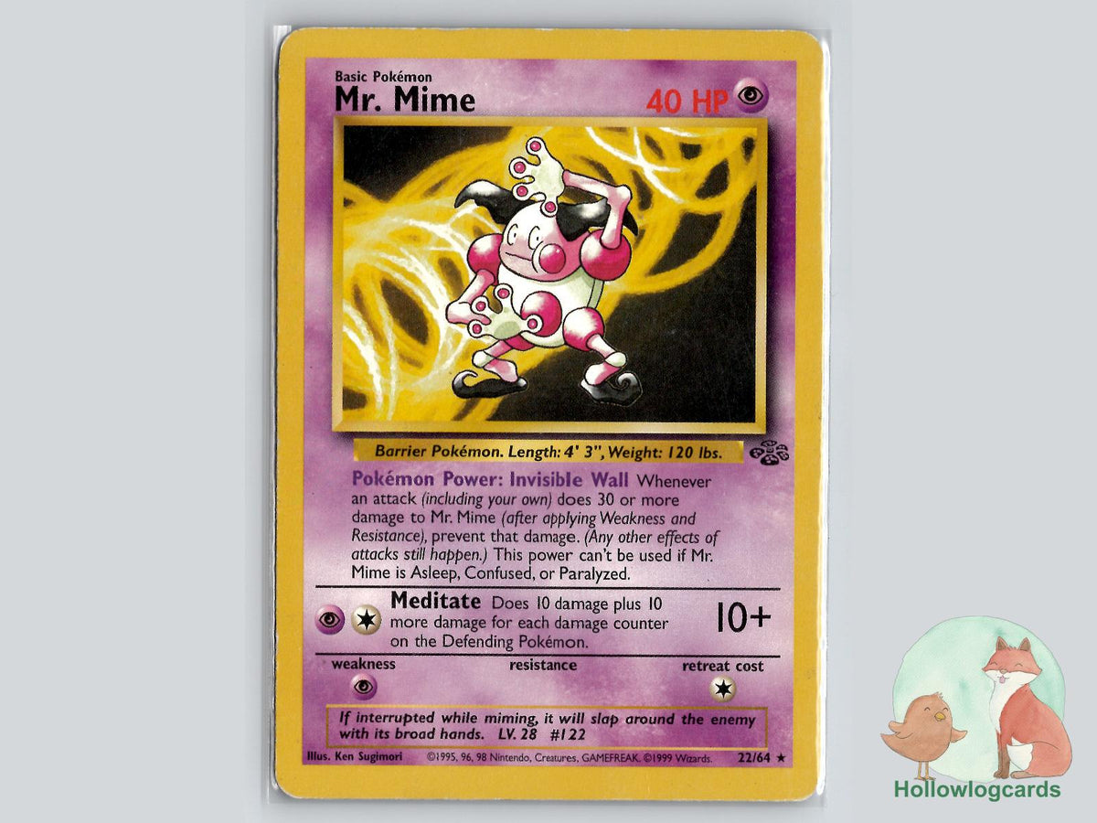 Mr. Mime (22/64) - Jungle Pokémon Card