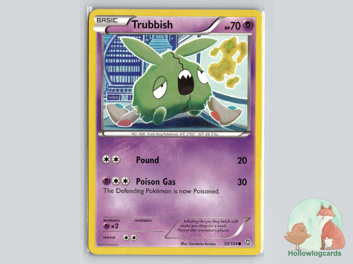 Trubbish (53/124) - Dragons Exalted Pokémon Card