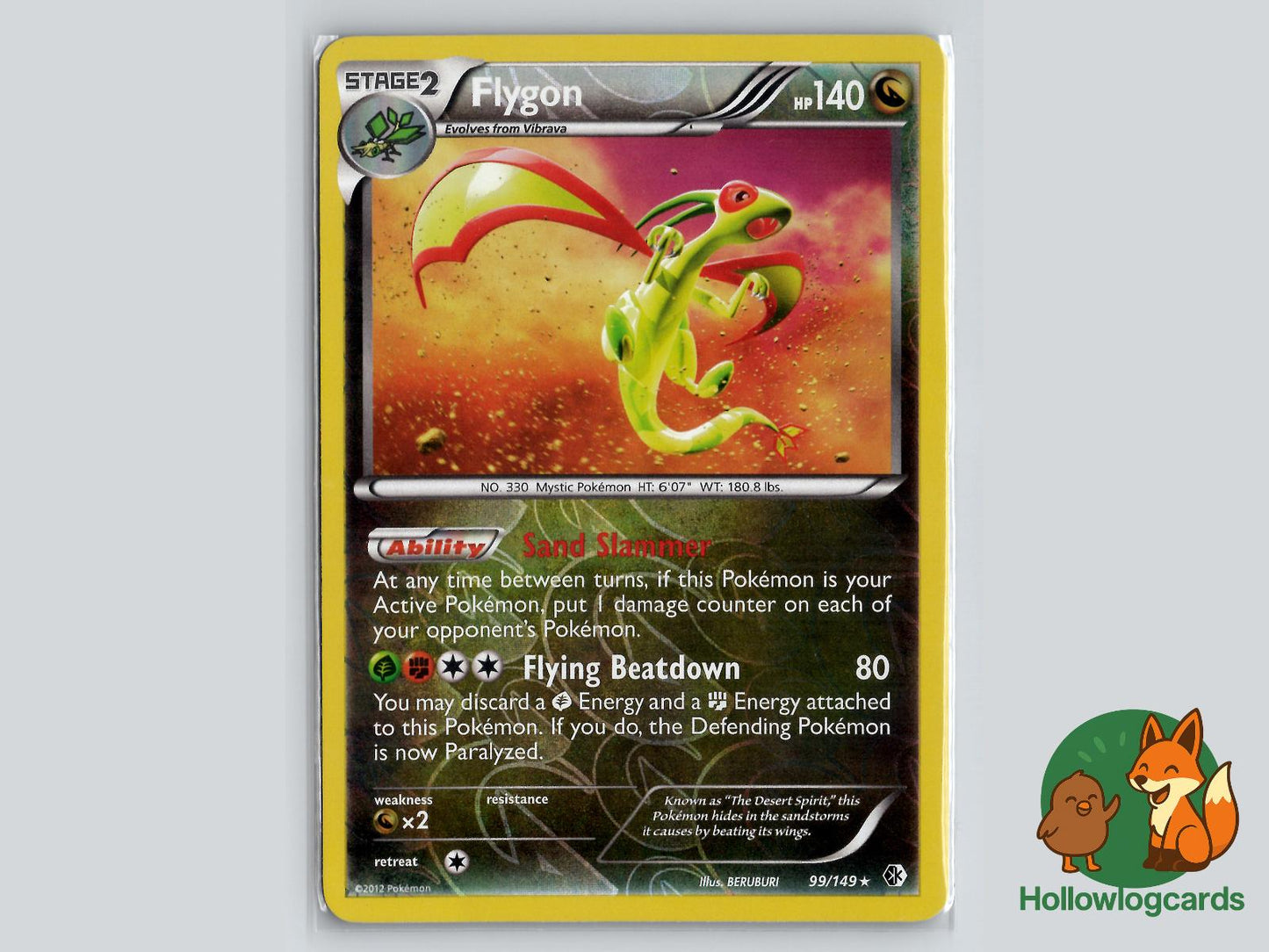 Flygon (99/149) - Boundaries Crossed Pokémon Card