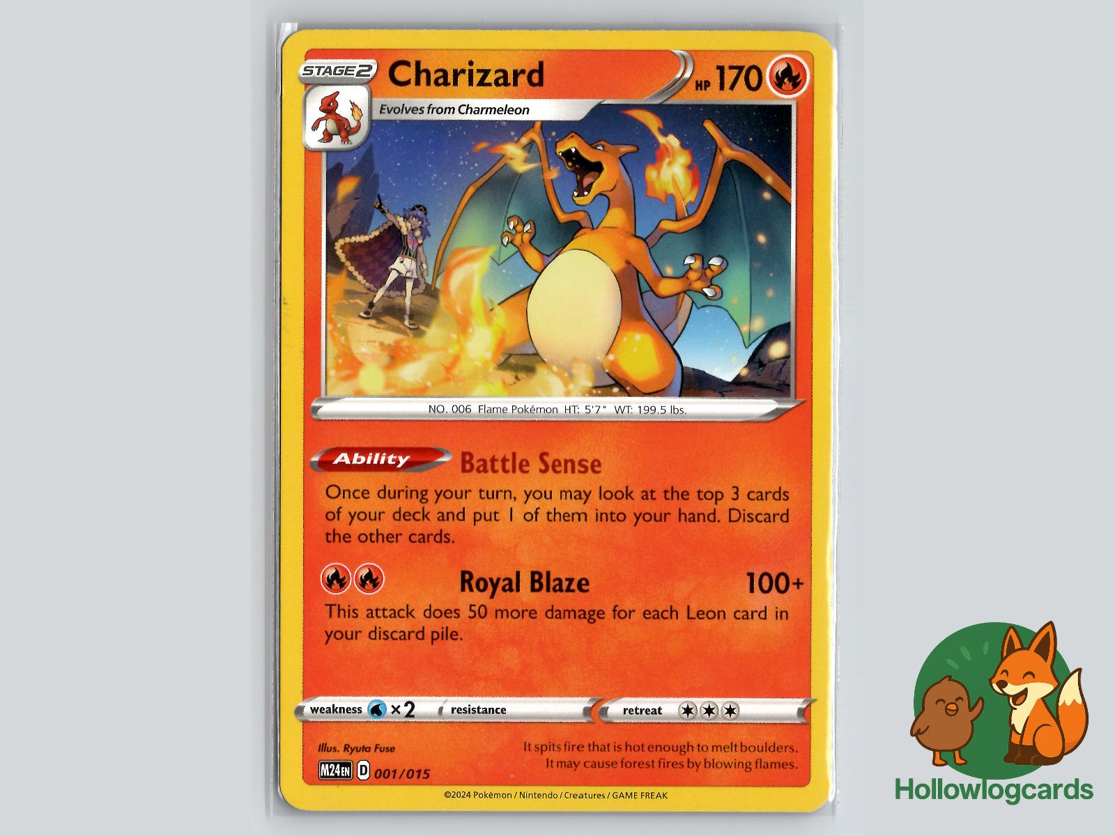 Charizard (001/015) Pokémon Card