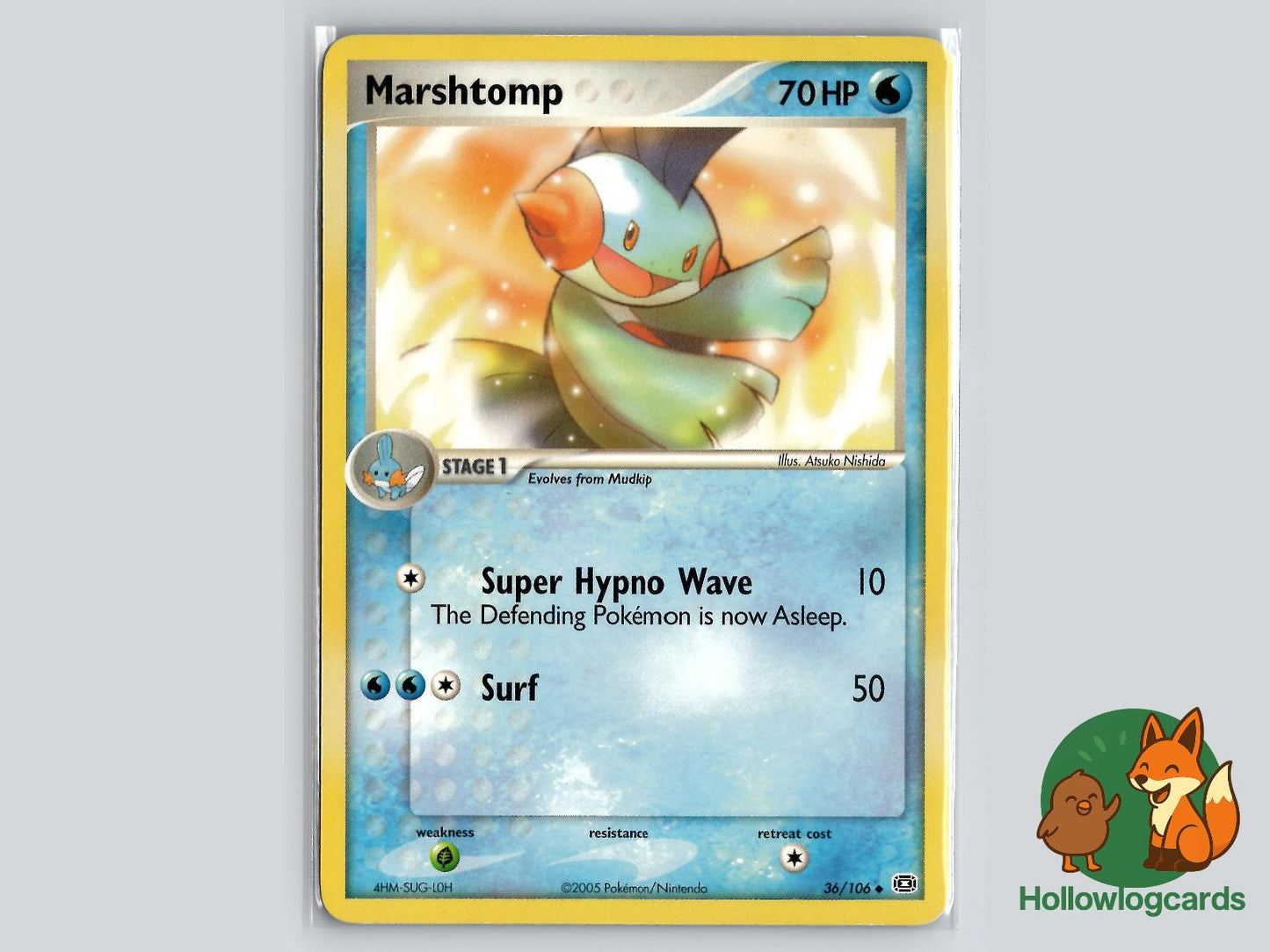 Marshtomp (36/106) - Emerald Pokémon Card