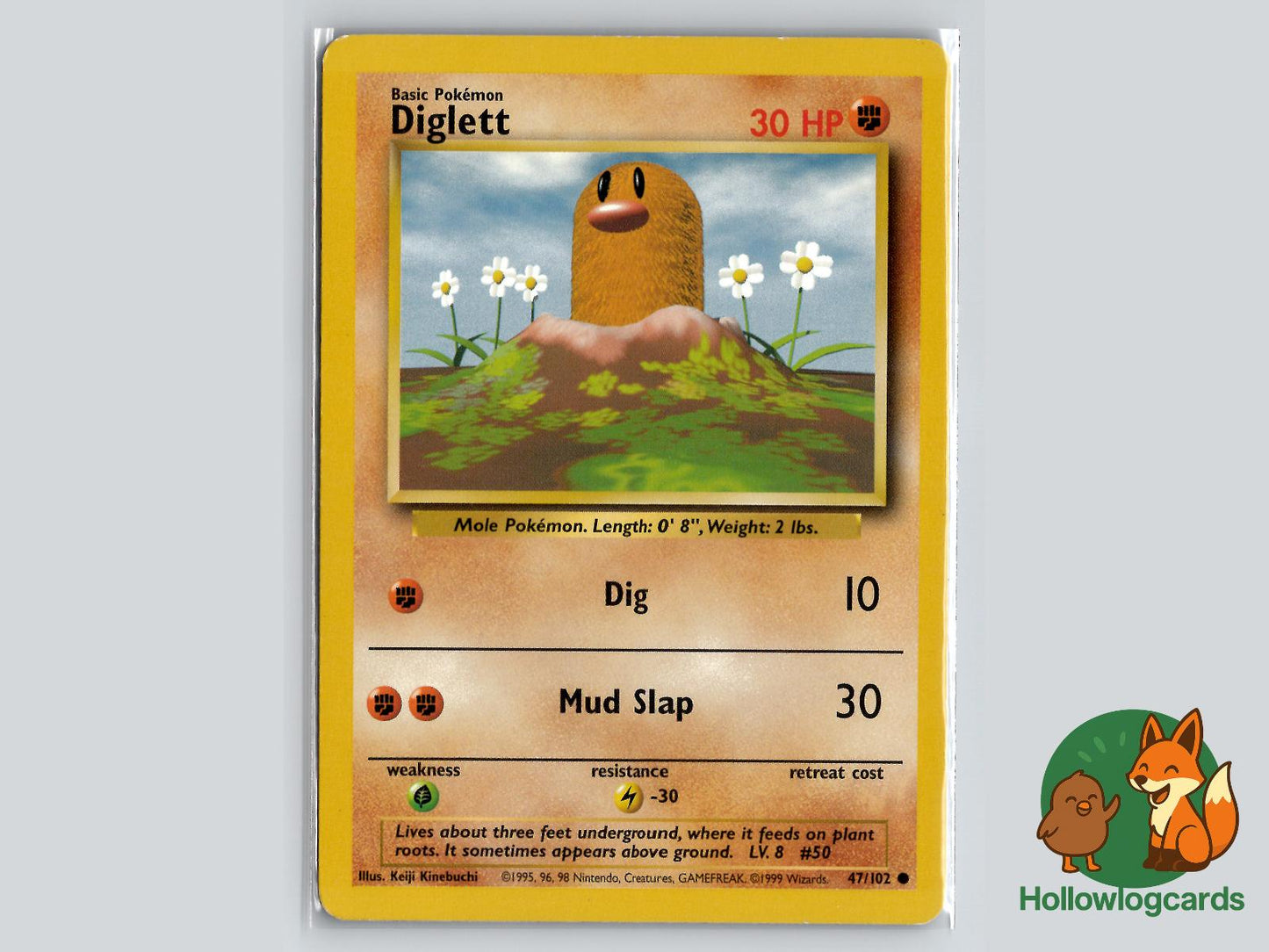 Diglett (47/102) - Base Pokémon Card