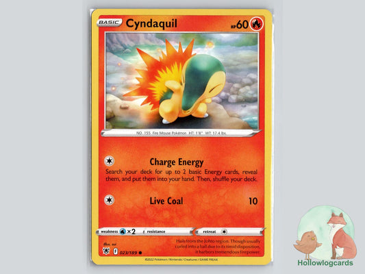 Cyndaquil (023/189) - Astral Radiance Pokémon Card