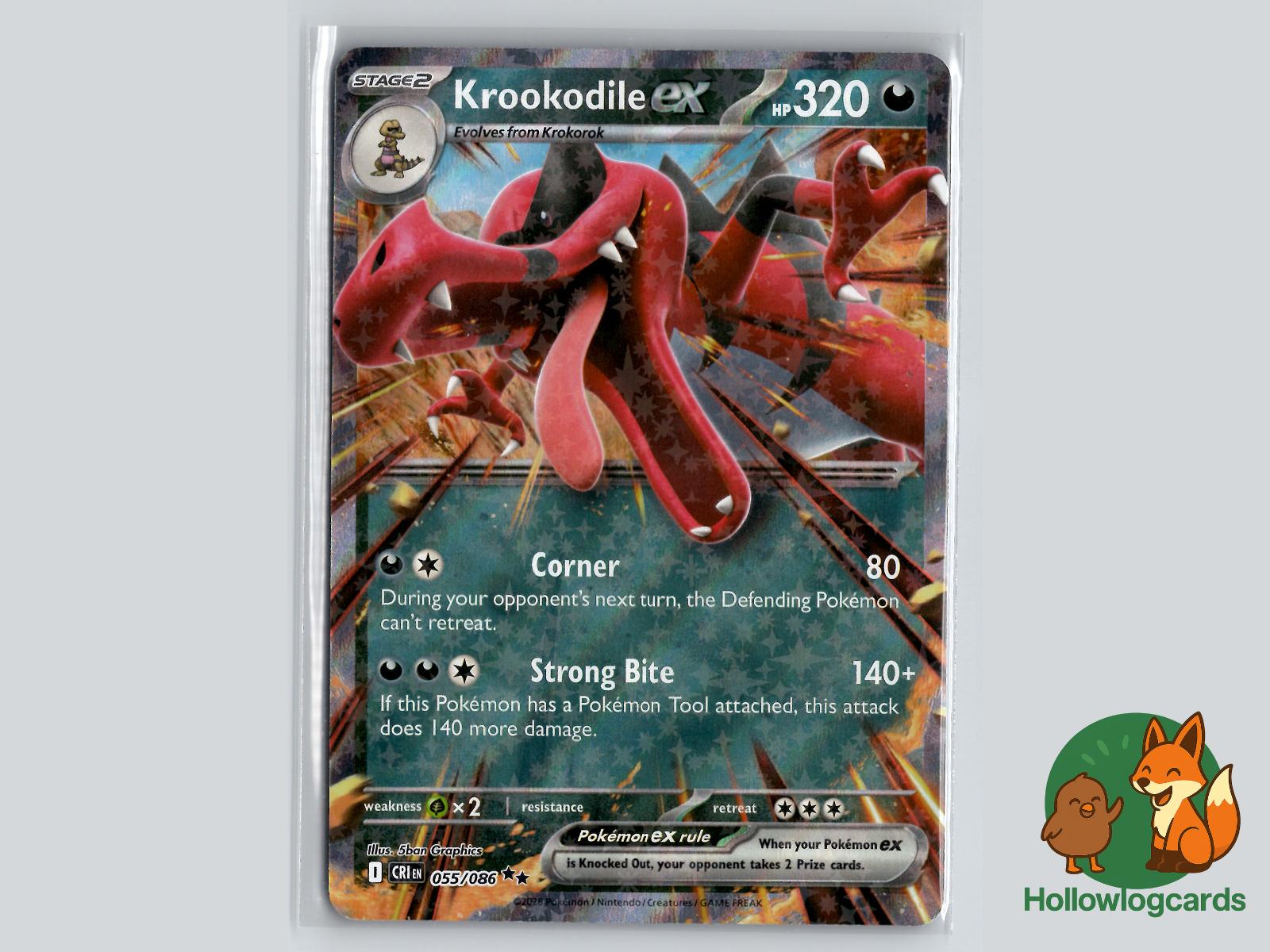 Krookodile ex (055/086) Pokémon Card