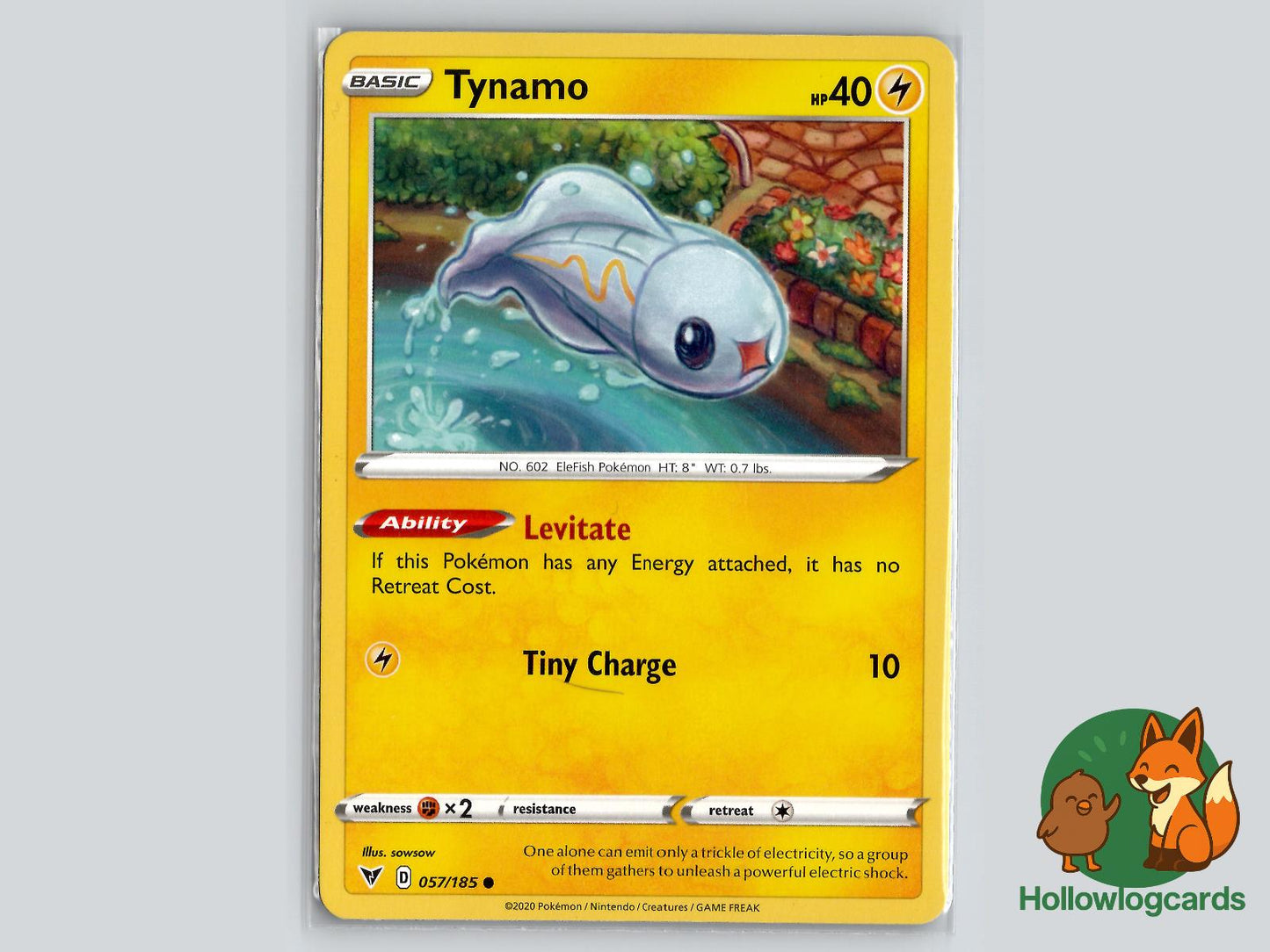 Tynamo (057/185) - Vivid Voltage Pokémon Card