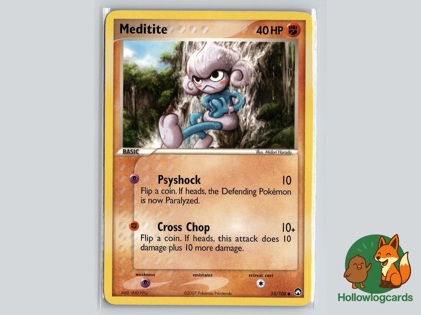Meditite (55/108) - Power Keepers Pokémon Card