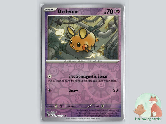 Dedenne (087/191) - Surging Sparks Pokémon Card
