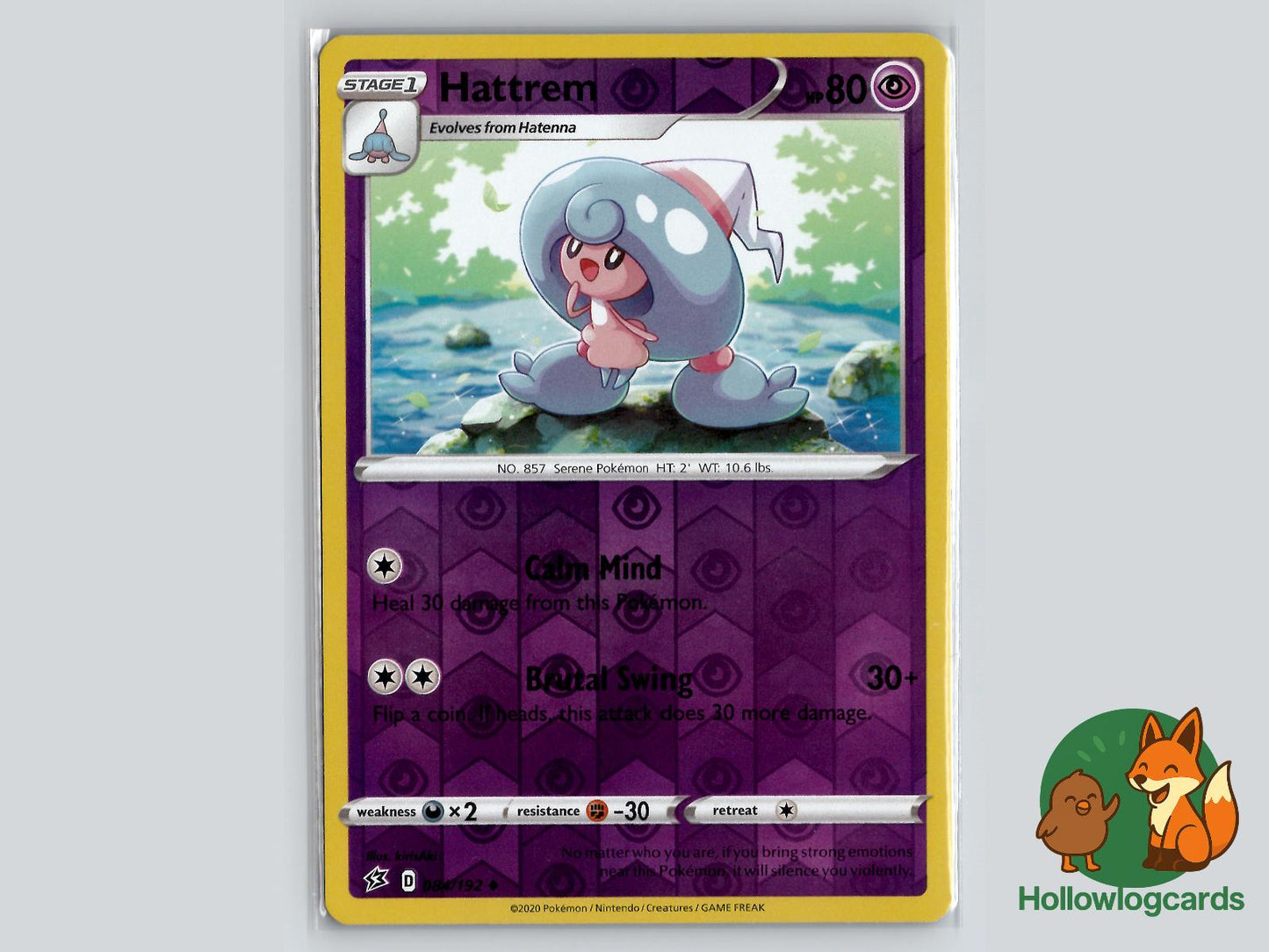 Hattrem (084/192) - Rebel Clash Pokémon Card