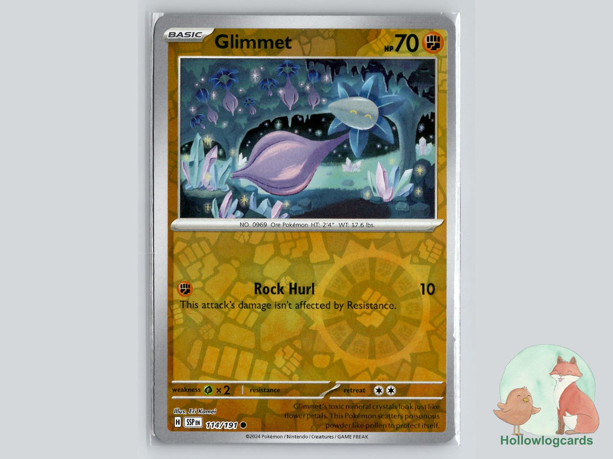 Glimmet (114/191) - Surging Sparks Pokémon Card