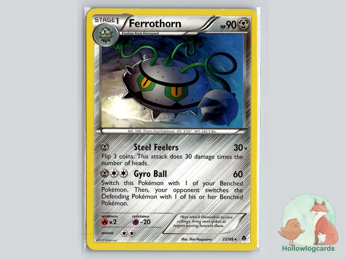 Ferrothorn (72/98) - Emerging Powers Pokémon Card