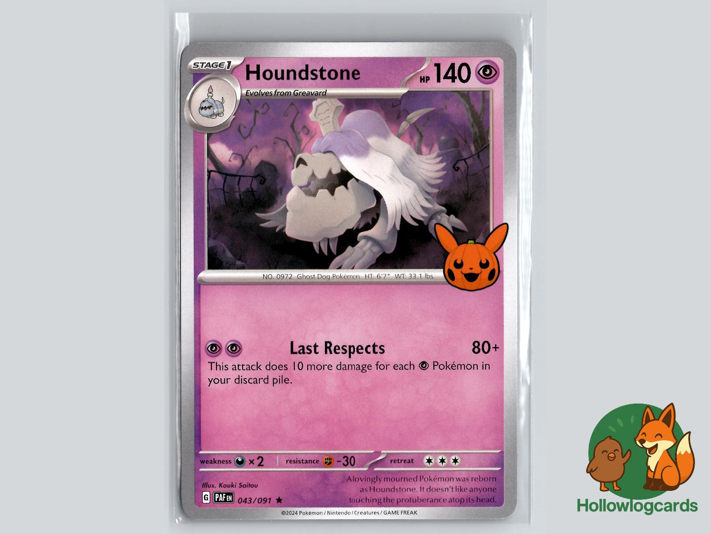 Houndstone (043/091) Pokémon Card
