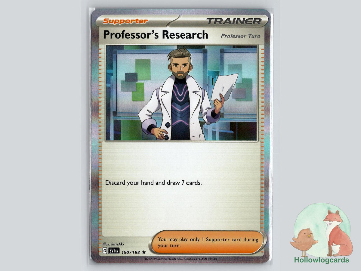 Professor's Research (190/198) - Scarlet & Violet Pokémon Card