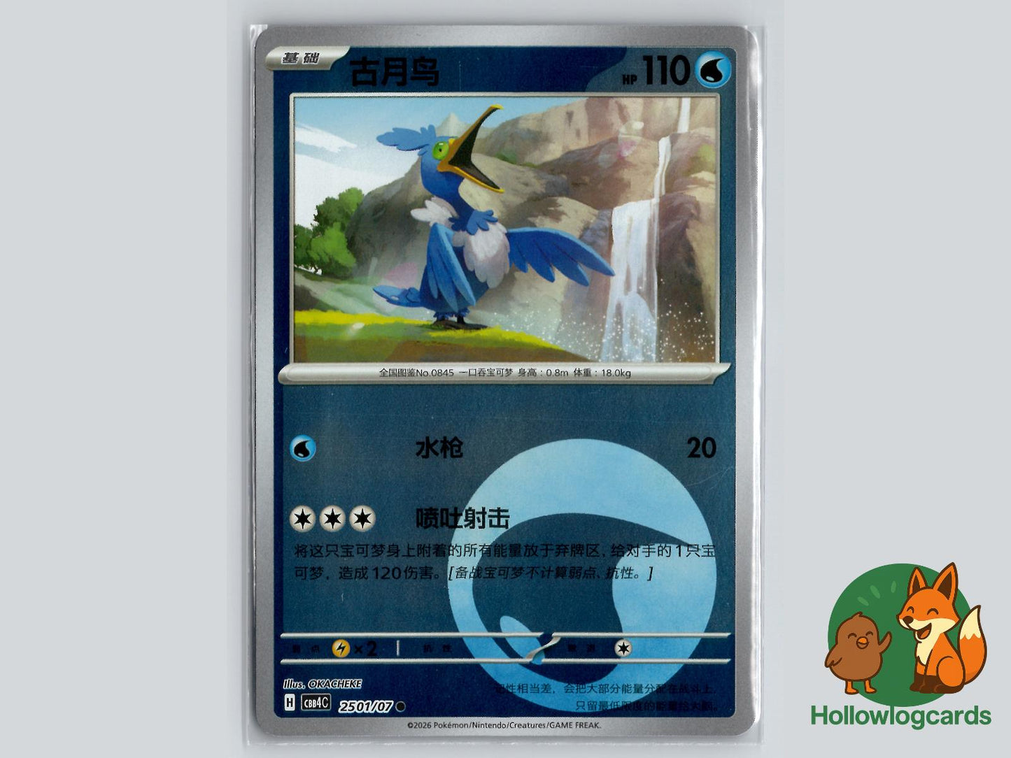 Cramorant (2501/07) Pokémon Card