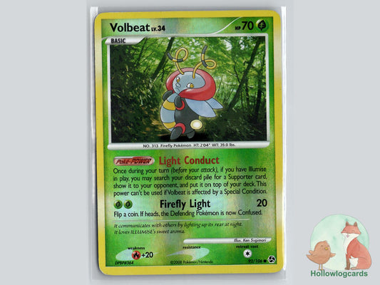 Volbeat (92/106) - Great Encounters Pokémon Card