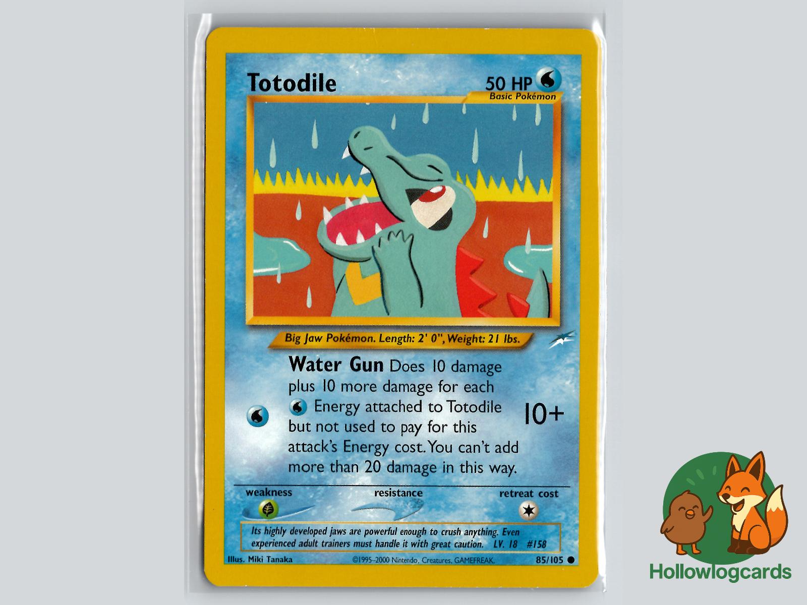 Totodile (85/105) - Neo Destiny Pokémon Card