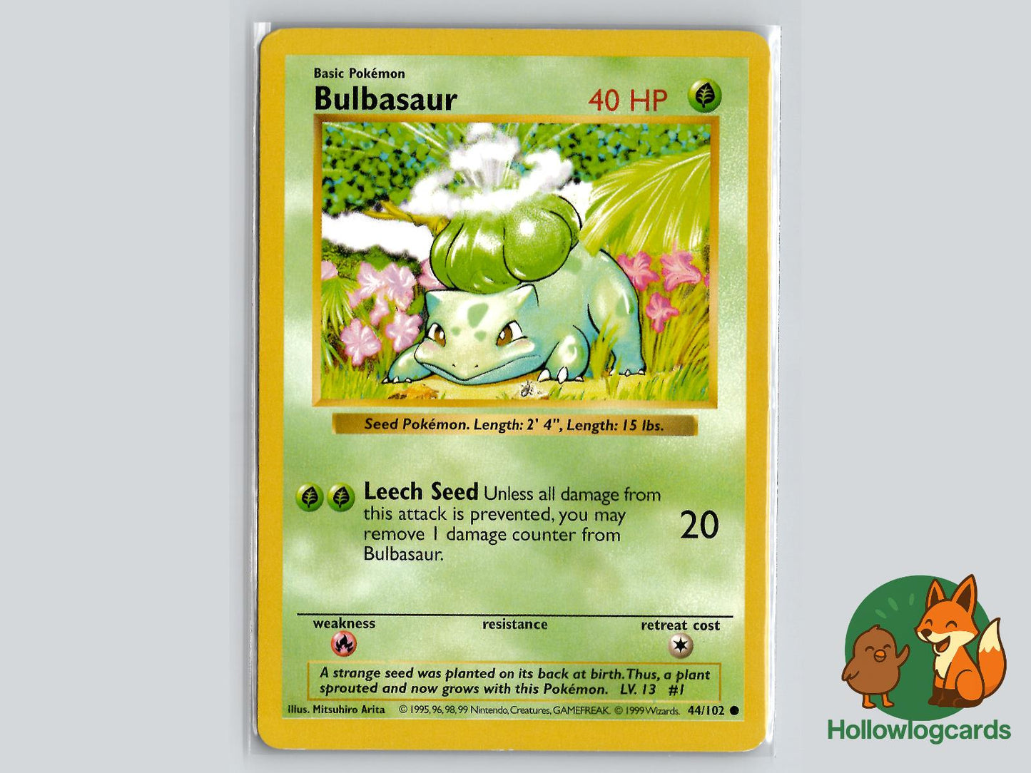 Bulbasaur (44/102) - Base Pokémon Card