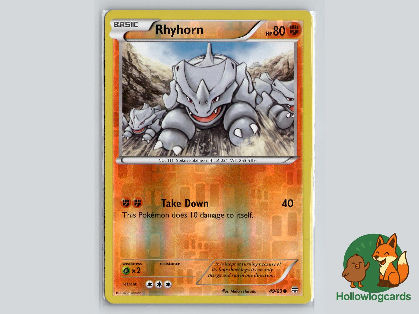Rhyhorn (49/83) - Generations Pokémon Card