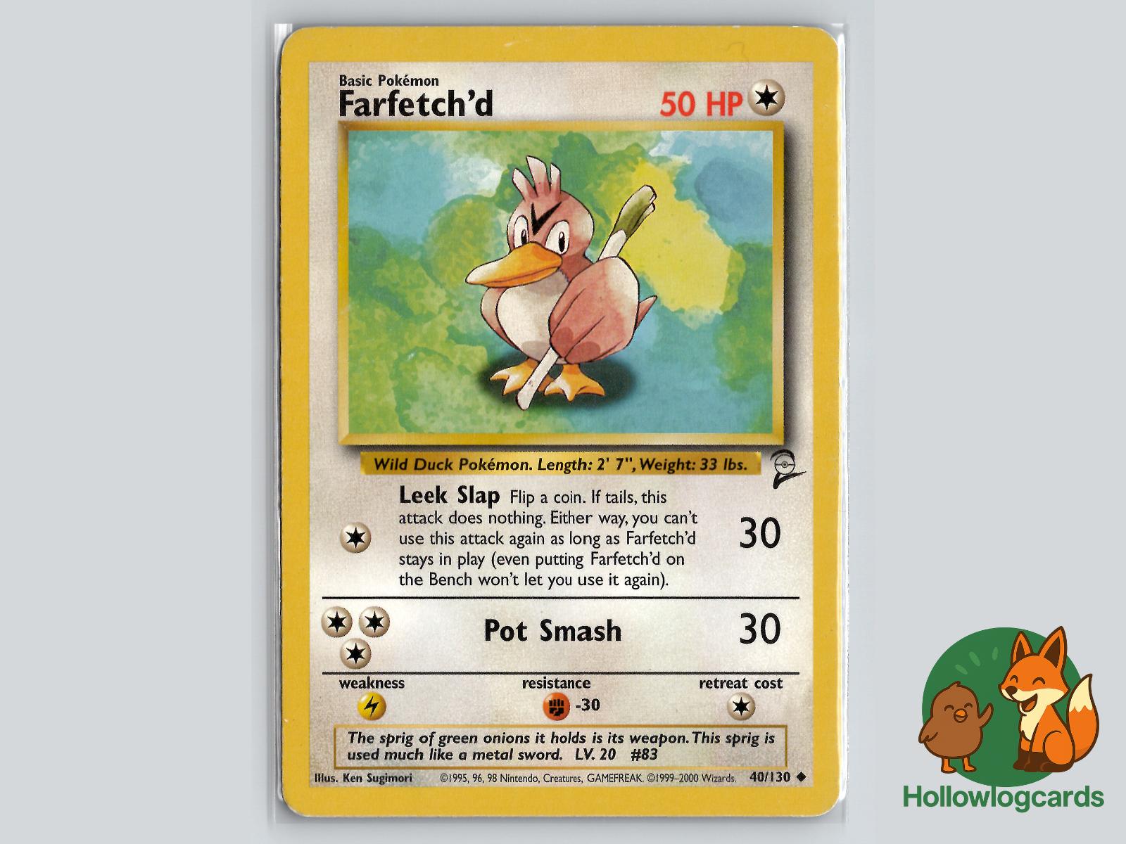 Farfetch'd (40/130) - Base Set 2 Pokémon Card