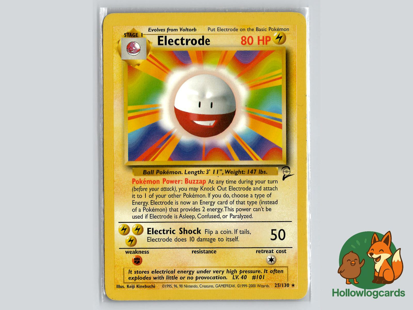 Electrode (25/130) - Base Set 2 Pokémon Card