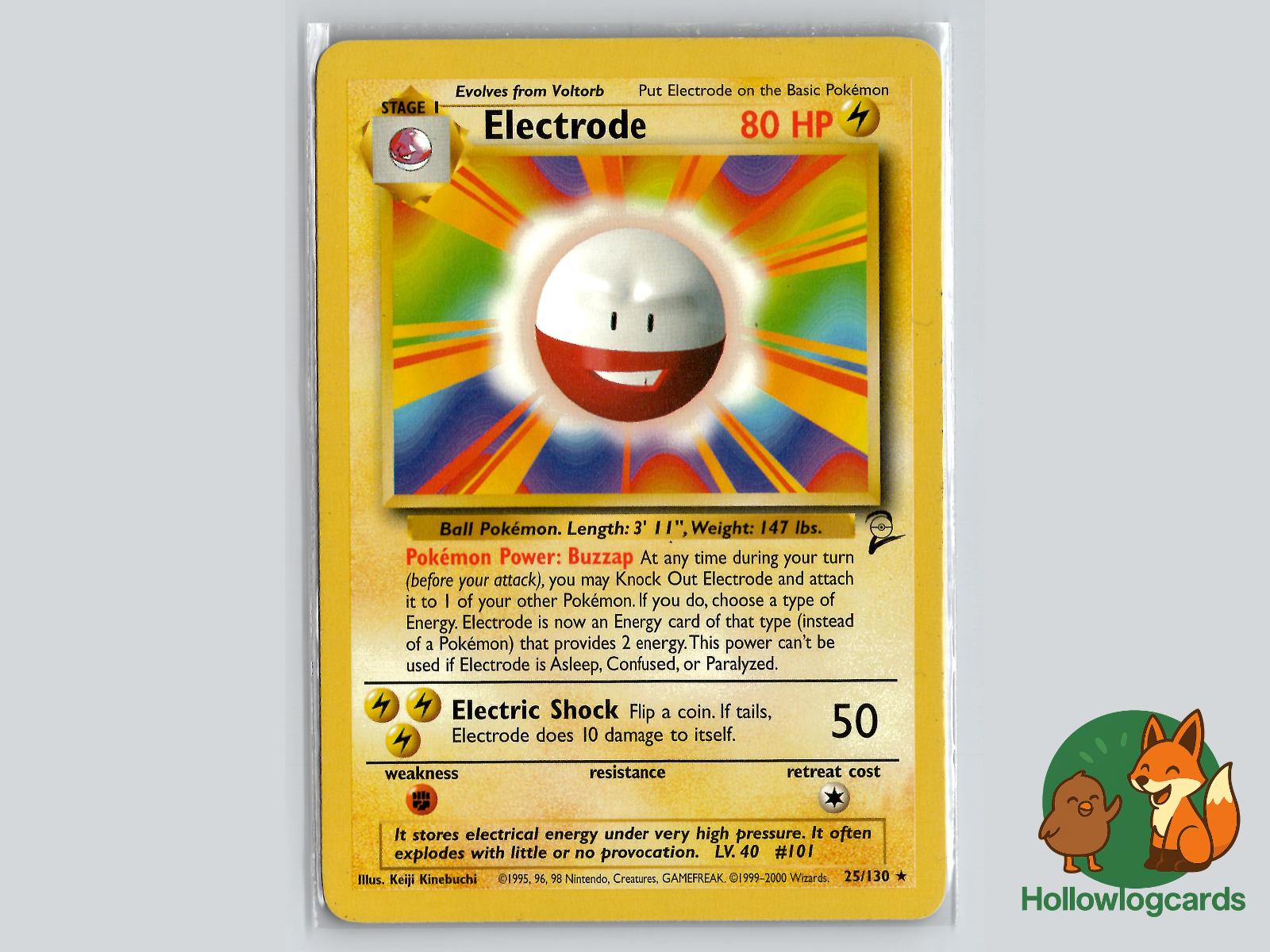 Electrode (25/130) - Base Set 2 Pokémon Card