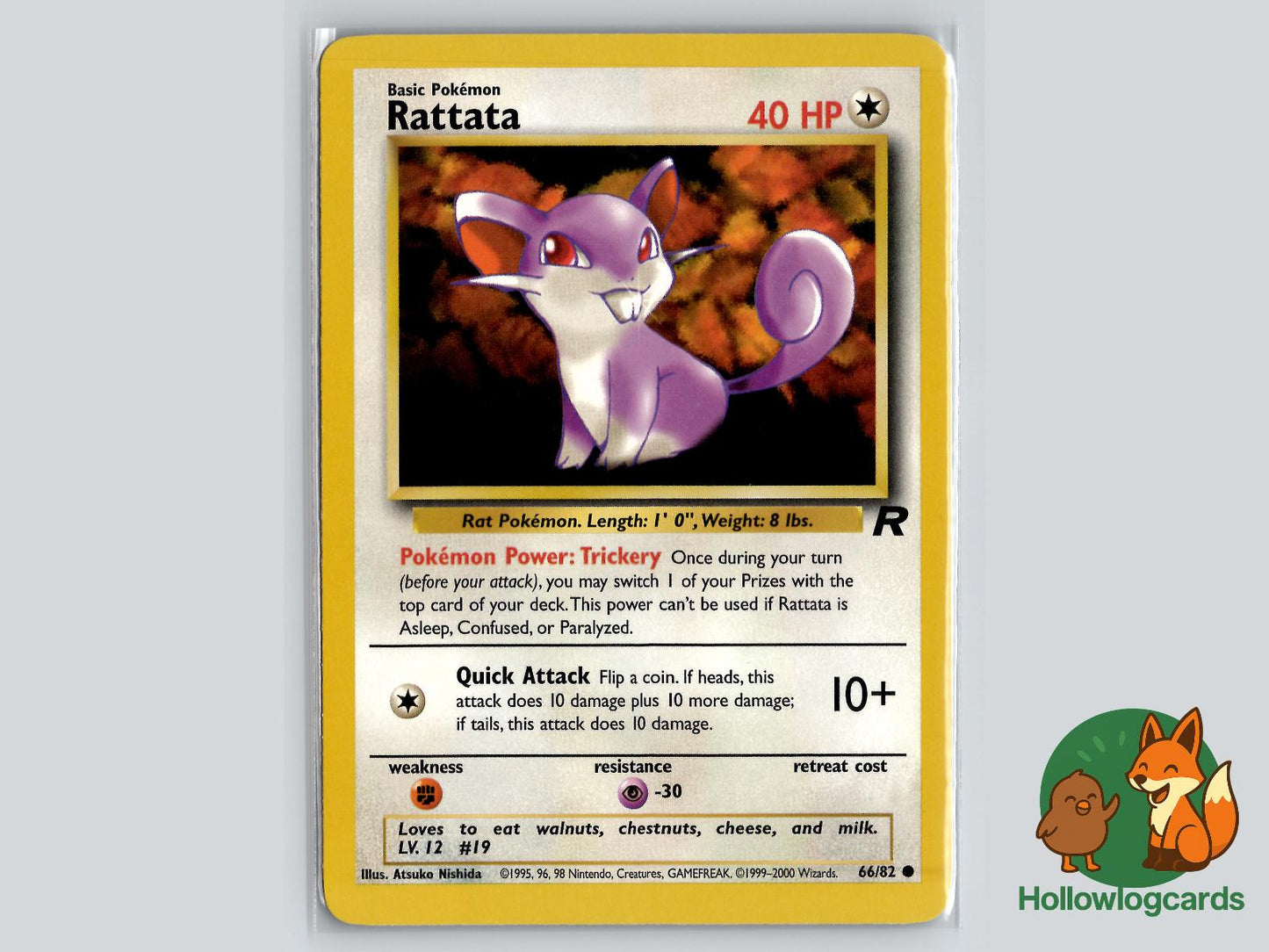 Rattata (66/82) - Team Rocket Pokémon Card